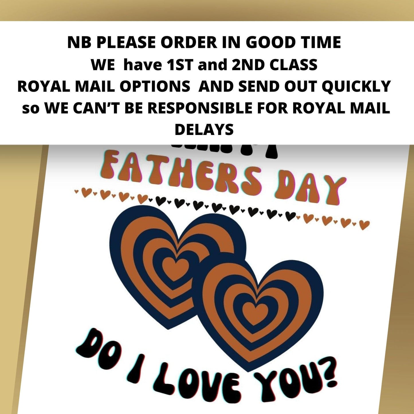 Northern Soul Fathers Day Card: 'Do I Love You' Inside