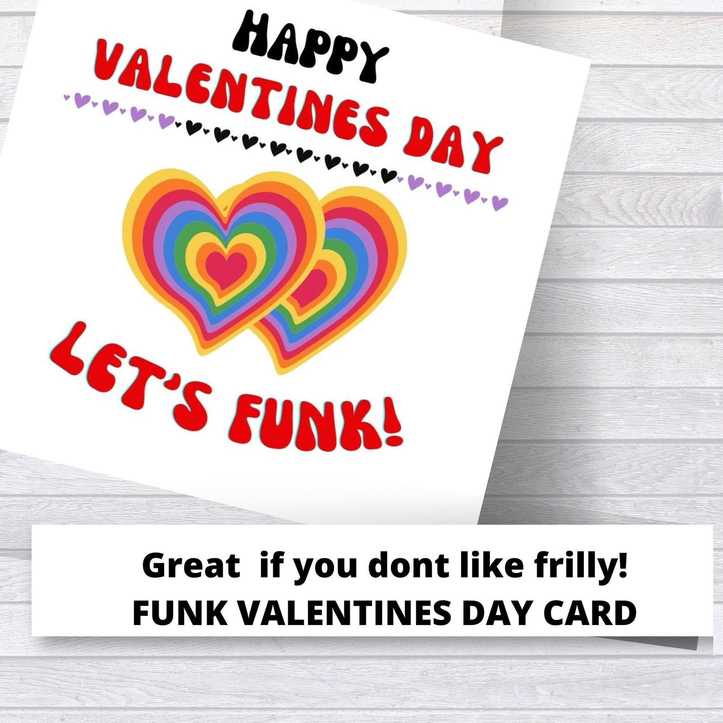 Funky Soul Valentines Day Card: Music Fan Gift (15cm)
