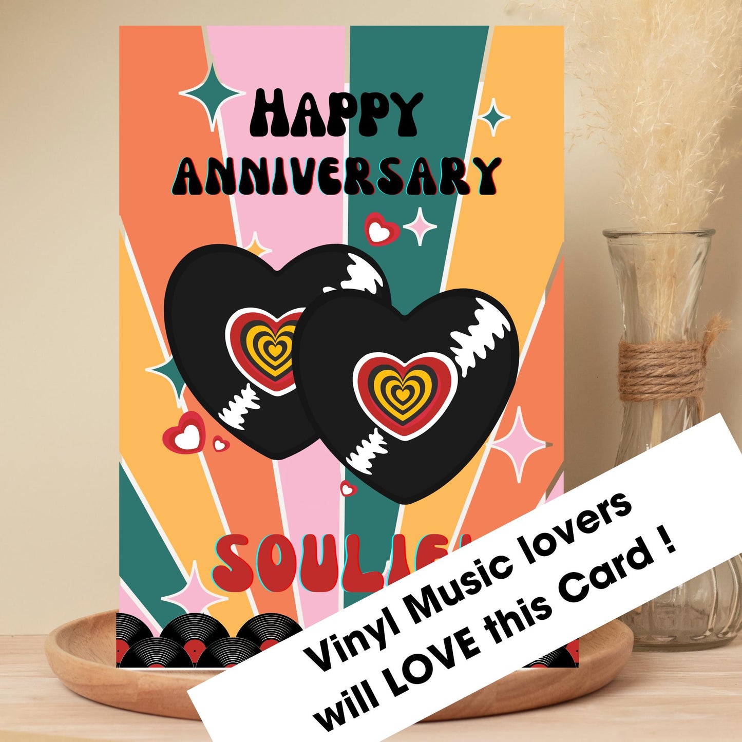 Northern Soul Anniversary Card: Retro Music Fan Gift (A5)
