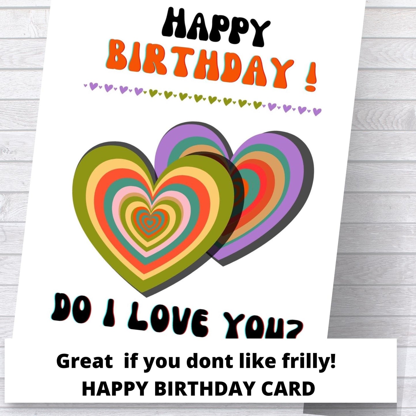 Northern Soul Birthday Card: Retro Music and Dance Fan. Do I love you.