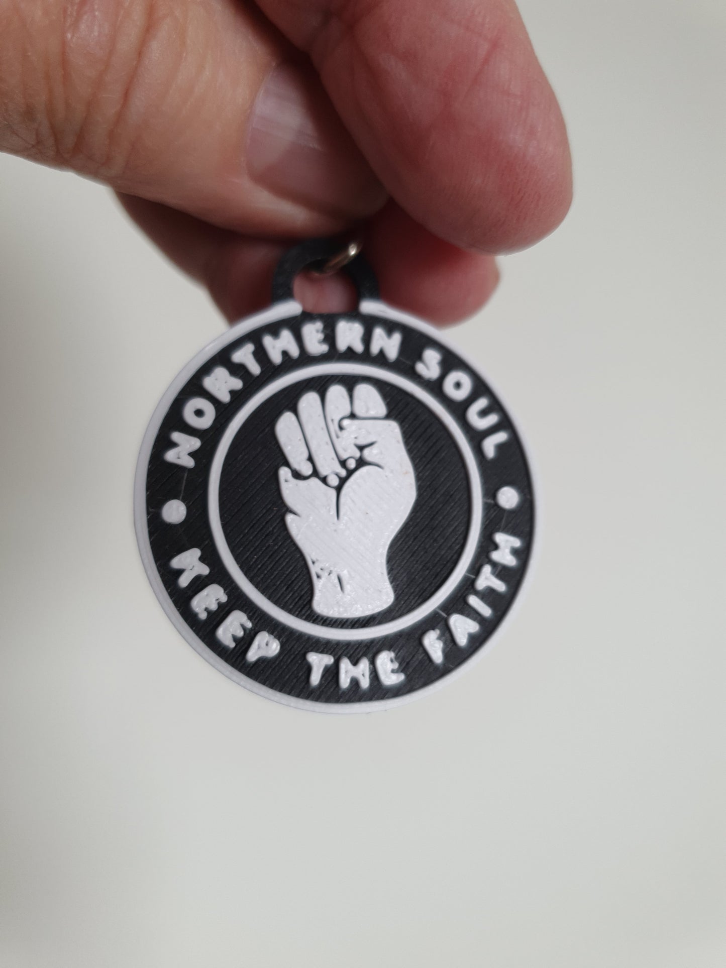 Northern Soul Keyring: Keep the Faith