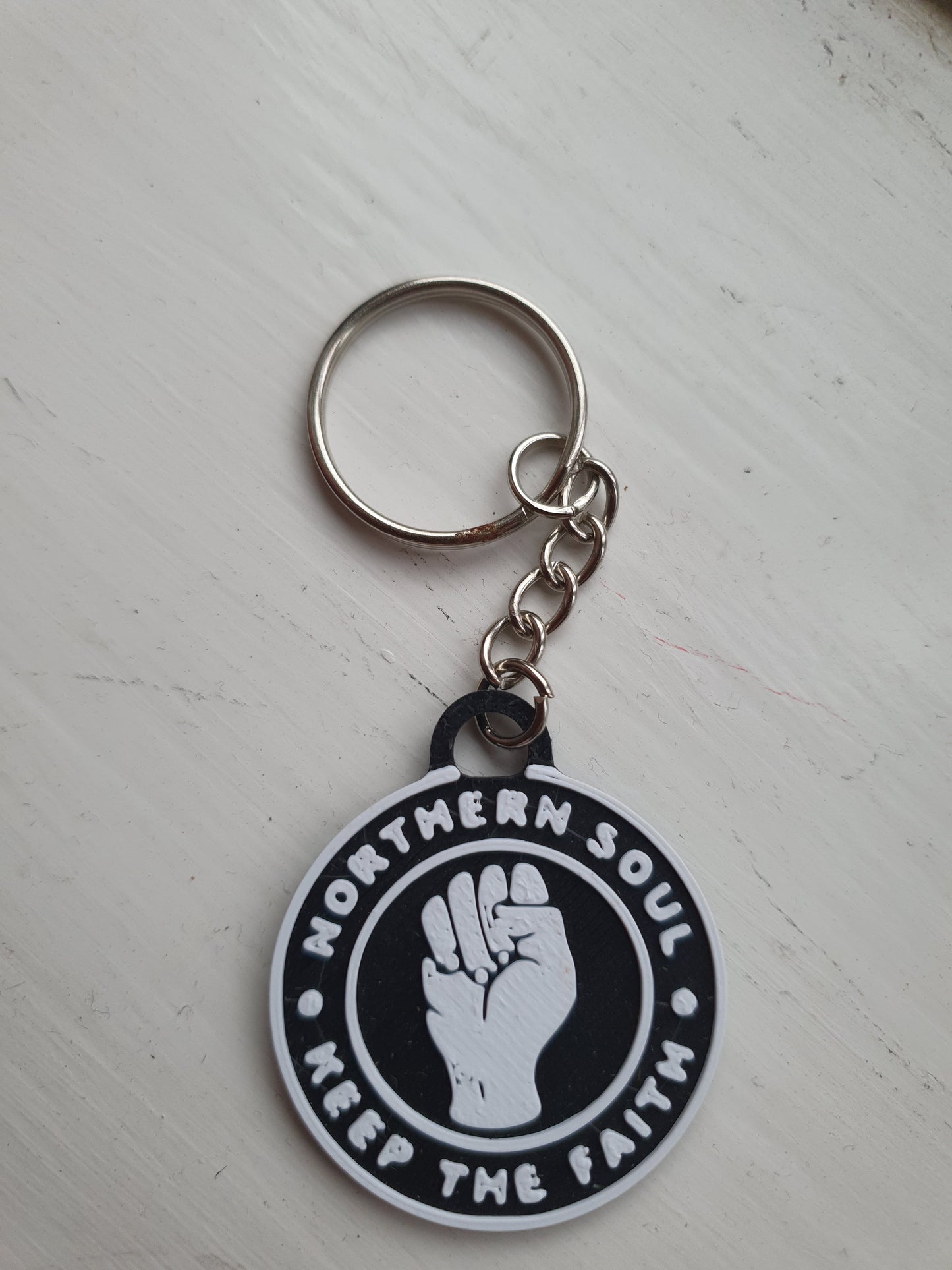 Northern Soul Keyring: Keep the Faith