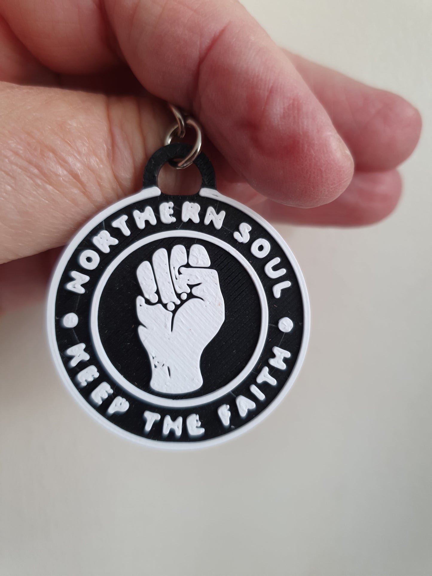 Northern Soul Keyring: Keep the Faith