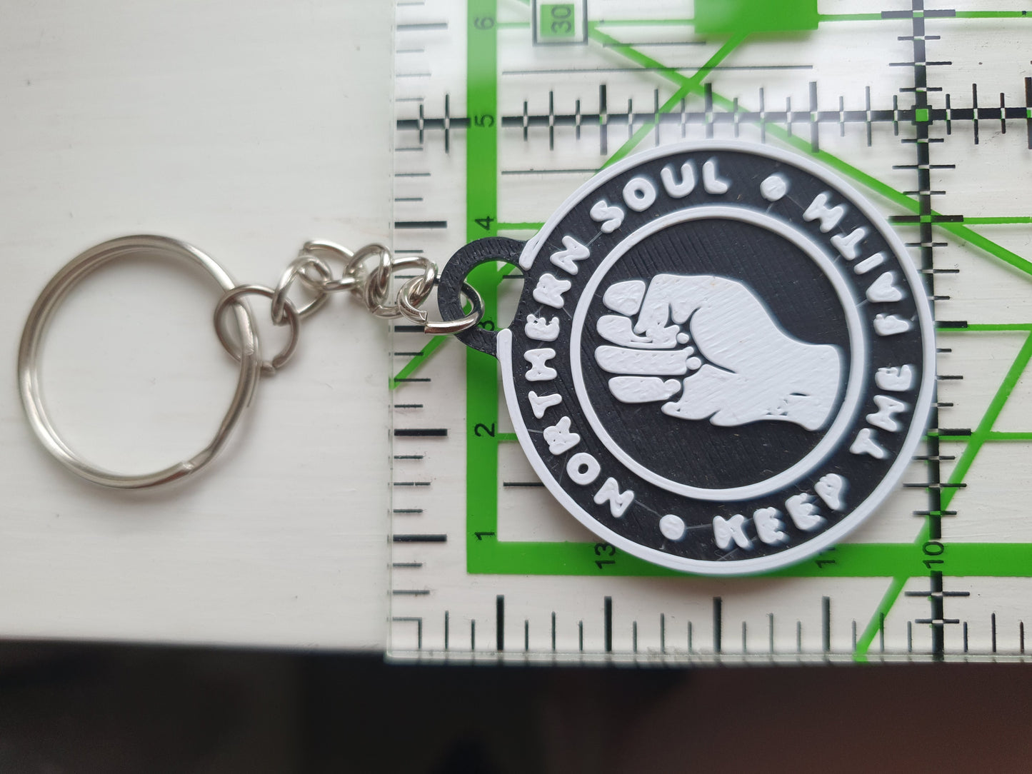 Northern Soul Keyring: Keep the Faith