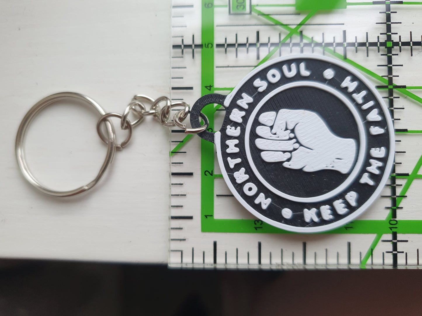 Northern Soul Keyring: Keep the Faith