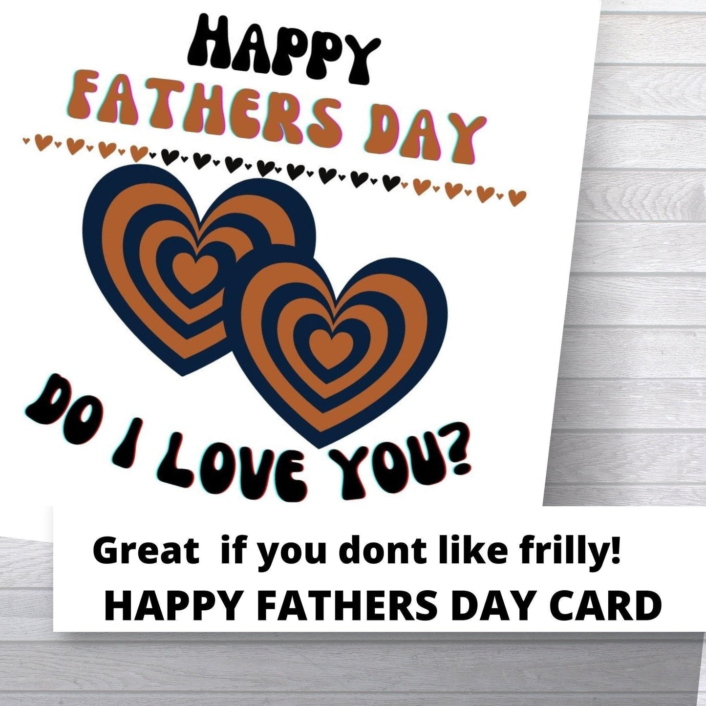 Northern Soul Fathers Day Card: 'Do I Love You' Inside