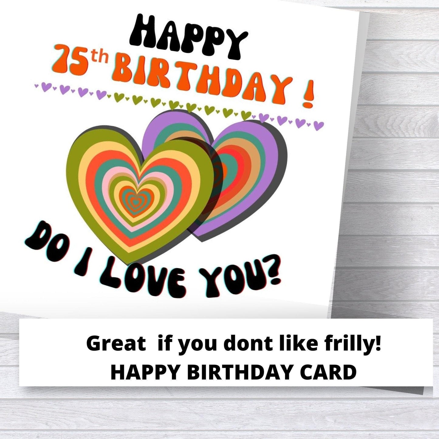 Northern Soul Birthday Card: 70s Style, 'Do I Love You' 65th 70th 65th