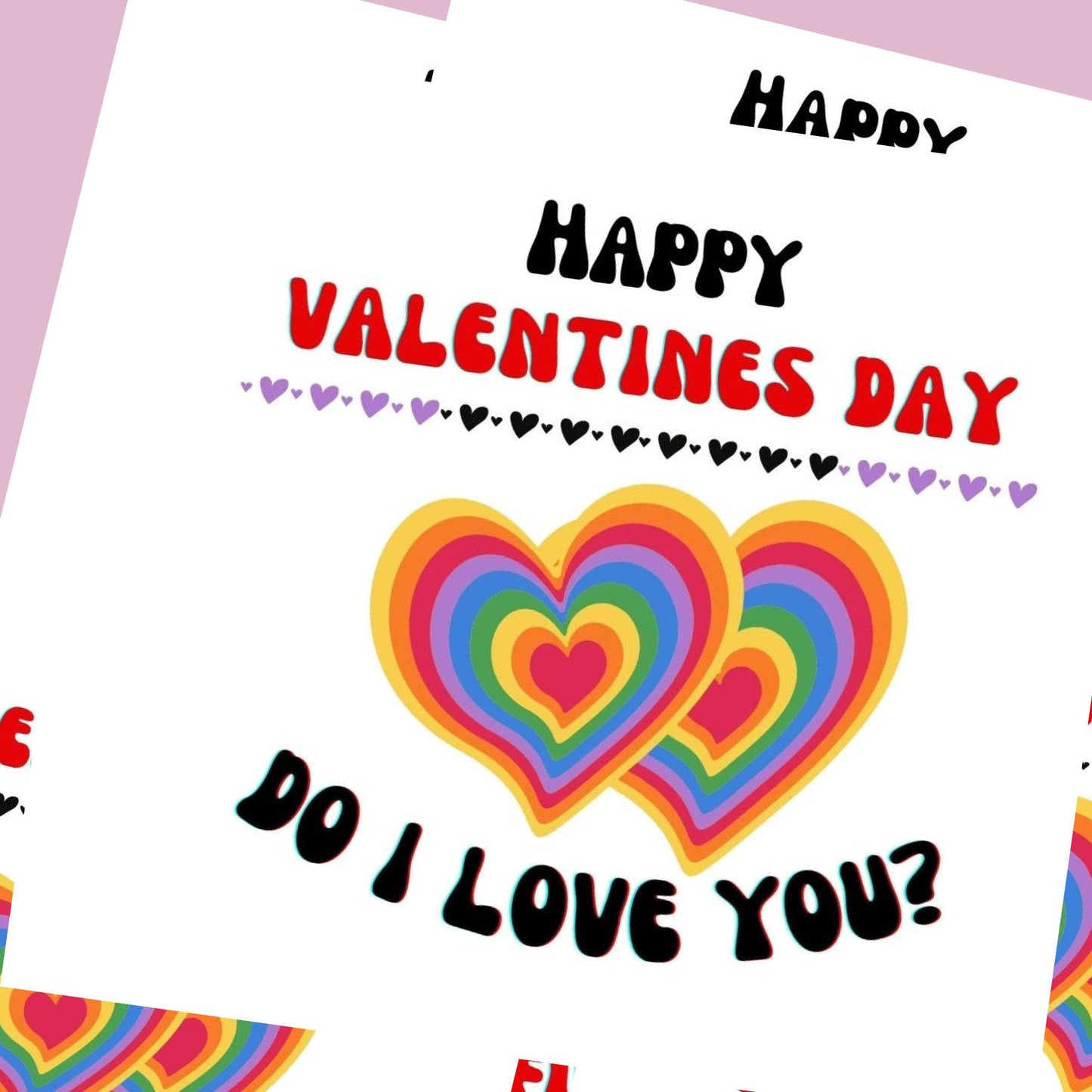 Northern Soul Valentines Day Card: Funky Music Fan Gift do I love you