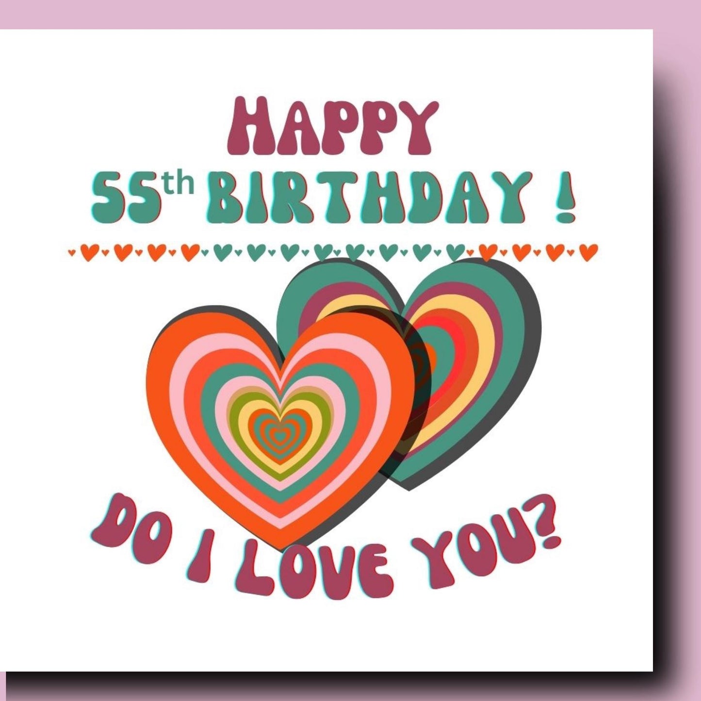 Northern Soul Birthday Card: 55th or 60th options