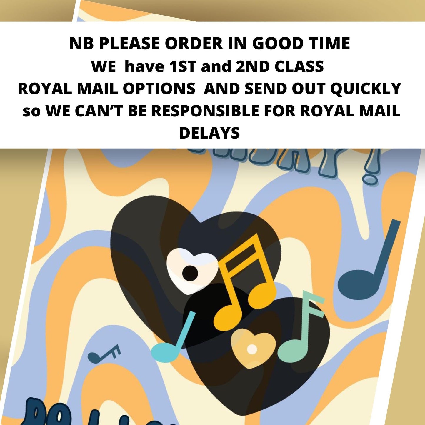 Northern Soul Birthday Card: Retro Music Fan Design. do I love you ?