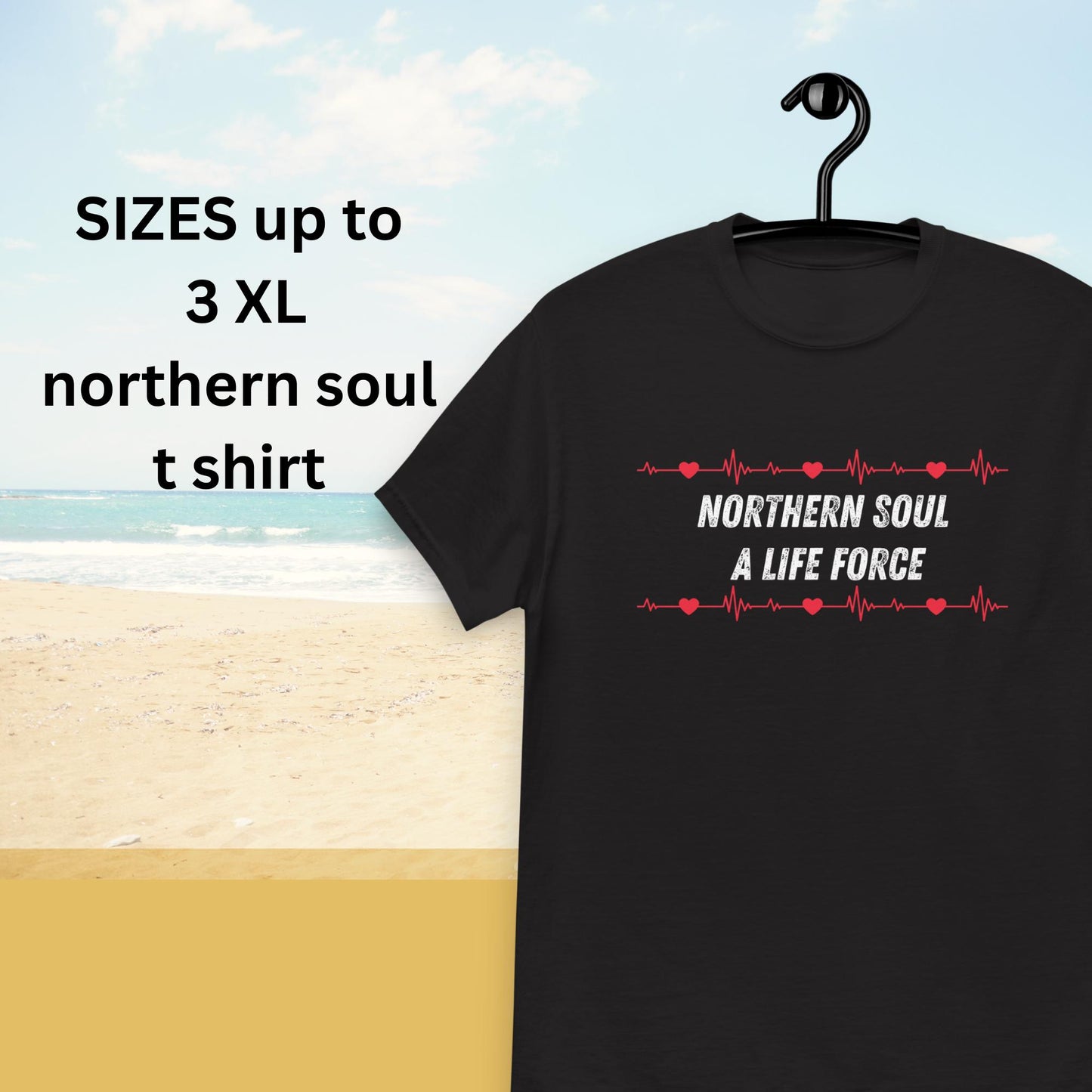 Northern soul t shirt - Its a life force design. A tee for Soul Music fan